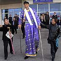 Xi Shun, 53-ejų metų 2,38 m ūgio ūkininkas iš Vidinės Mongolijos
