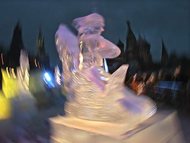 Ledo skulptūrų festivalis Maskvoje