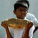 Vaikas Šri Lankoje