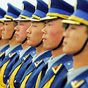 Kinų garbės sargybiniai Pekine