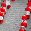 Popiežiaus kūno pergabenimo į šv.Petro aikštę ceremonija