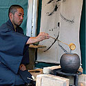 Tarptautinė bonsai ir suiseki paroda Alytus 2005. Arbatos ceremonija