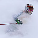 JAV slidininkė Kristina Koznick slalomo varžybose Čekijoje.