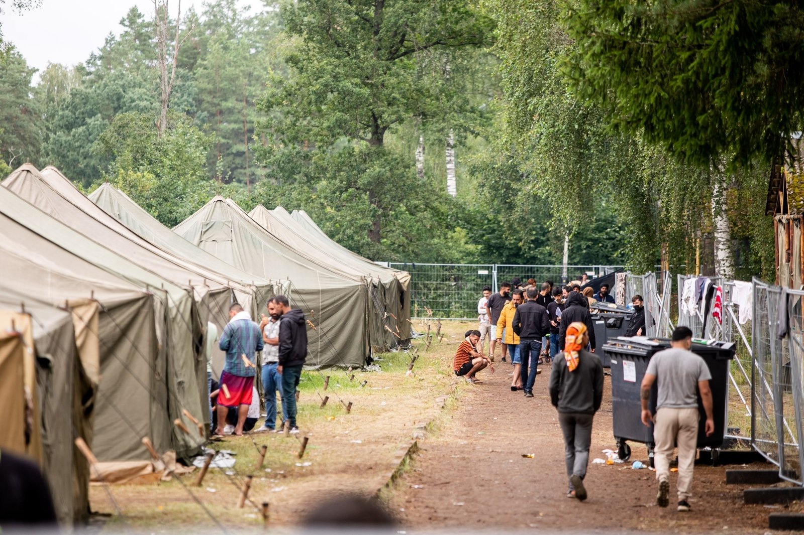 лагерь для беженцев в польше
