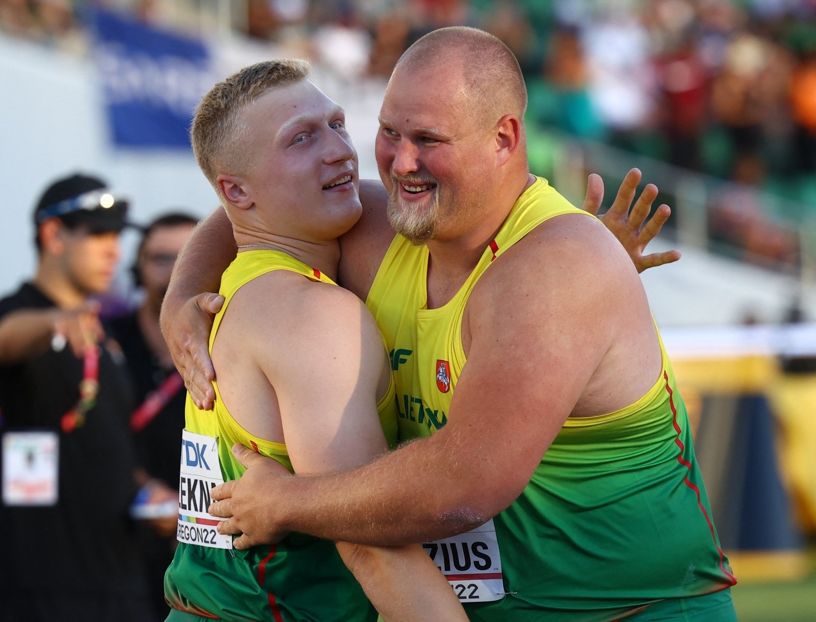 Fantastika Mykolas Alekna pasaulio vicečempionas, Gudžiui bronza