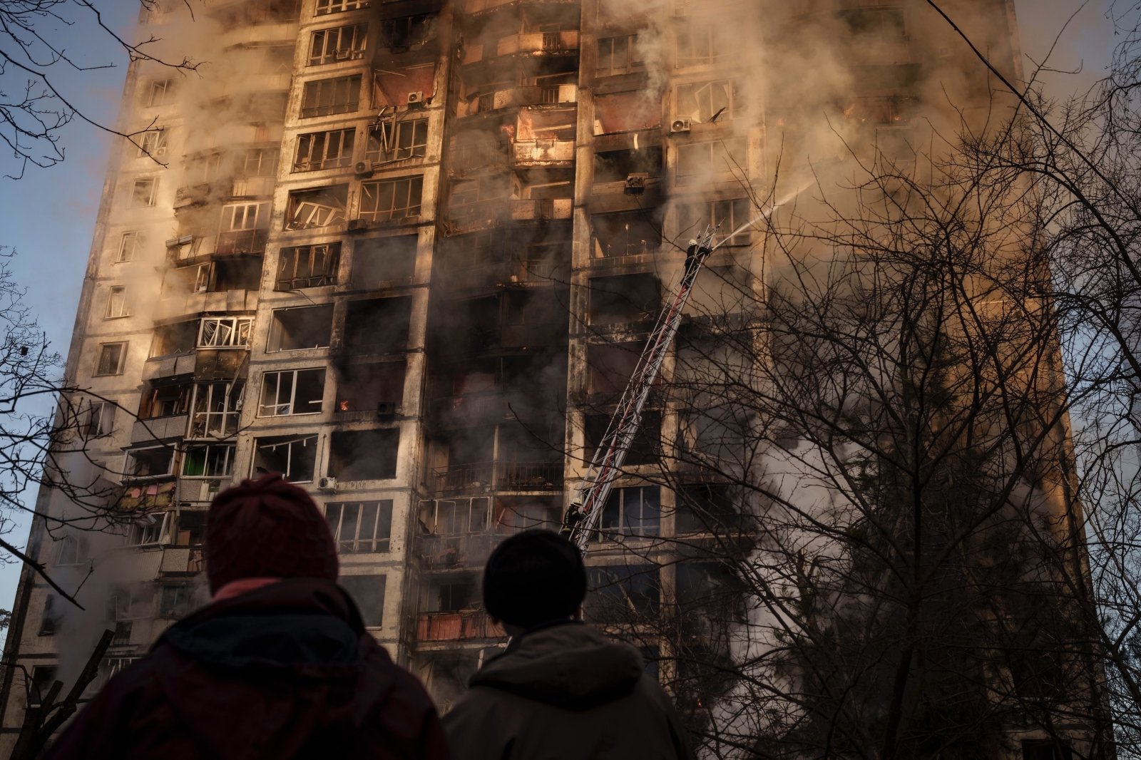 Сводка на украине 15.03 2024. Взорванное здание в Киеве.